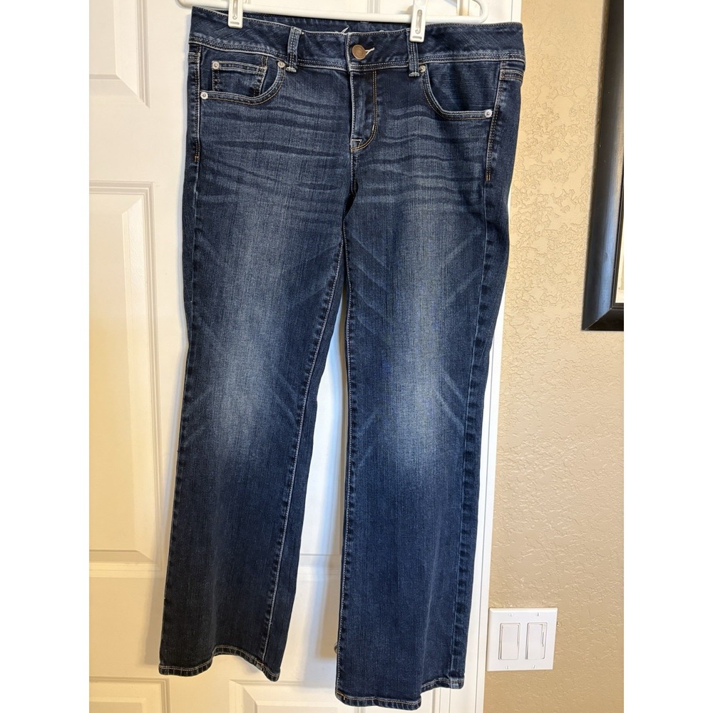 American Eagle Women's Slim Boot Jean, Stretch, 12, Low Rise - Picture 3 of 9